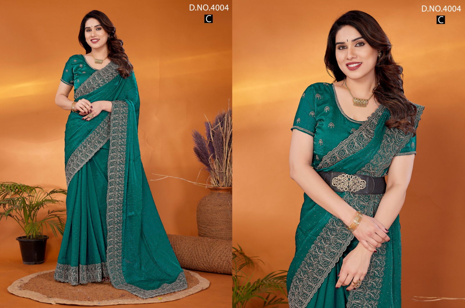 Jayshree 4004 A To D Fandy Chiffon Occasion Wear Saree Orders In India